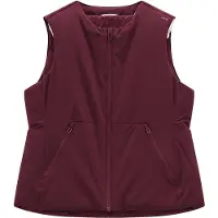Jeanne Baret Women's Pansy Vest Gilet sintetico Donna (36, rosso)