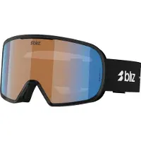 Bliz - Maschera da sci - G002S Matte Black Orange Blue - Nero