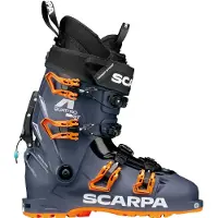Scarpa - Scarponi da sci alpinismo e sci alpino compatibili Gripwalk - 4-Quattro GT Titan Orange per Uomo in Alluminio - Taglia 46 - Blu navy