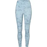 Mandala Women's Monoprinted Tights Leggings Donna (M, grigio)