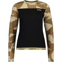 Mons Royale Women's Diversion Merino Bike Jersey L/S Maglietta da ciclismo Donna (XS, nero)
