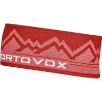 Ortovox Peak Headband Fascia sportiva per la fronte (50-56 cm, rosso)