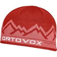 Ortovox Peak Beanie Berretto (50-56 cm, rosso)
