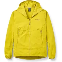 Rab Quantra Pro Hoody Giacca in pile Uomo (S, giallo)