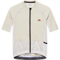 CafÉ Du Cycliste Magda Maglietta da ciclismo Uomo (XL, beige)