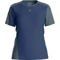 Ortovox Women's 120 Cool Tec Fast Upward T-Shirt Maglia merino Donna (M, blu)