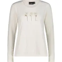 Campagnolo Women's L/S T-Shirt Maglia funzionale Donna (42, bianco)
