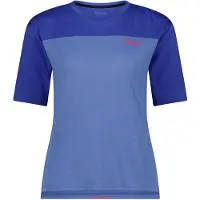 Mons Royale Women's Diversion Merino Bike Jersey S/S Maglietta da ciclismo Donna (XS, blu)