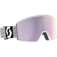 SCOTT - Masque de ski - Ambit White/Mint Green AMP Lavender Chrome S3 in Silicone - Bianco