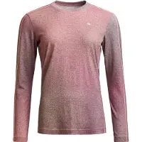 Ortovox Women's 185 Rock'N'Wool Print L/S Intimo lana merinos Donna (XS, fuchsia)