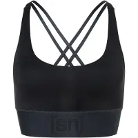 Super.natural Women's Lux Super Top Reggiseno sportivo Donna (S, nero)