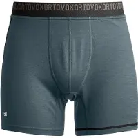 Ortovox 185 Rock'N'Wool Boxer Intimo lana merinos Uomo (L, blu)