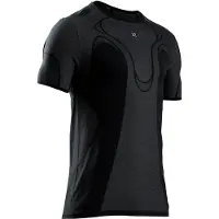 X-Bionic Xceed Run Perform Shirt Maglia da corsa Uomo (M, nero)