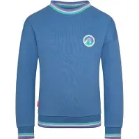 TROLLKIDS Girl's Senja Sweatshirt Maglione Bambini (110, blu)