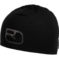 Ortovox 120 Cool Tec Logo Beanie Berretto (One Size, nero)