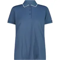 CMP Women's Polo Stretch Piquet Maglia polo Donna (46, blu)