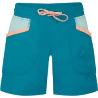 TROLLKIDS Girl's Senja Shorts Pantaloncini Bambini (98, turchese)