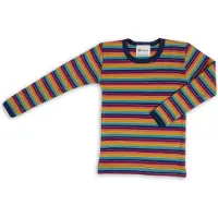 Engel Kids' Undershirt L/S Intimo lana merinos Bambini (140, variopinto)