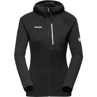 Mammut Women's Aenergy Light Midlayer Hooded Jacket Giacca in pile Donna (XL, nero)