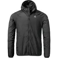 Schöffel Jacket Style Wutach Giacca a vento Uomo (56, nero/grigio)