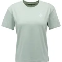 Black Diamond Women's Heritage Badge S/S Tee T-shirt Donna (XS, grigio)