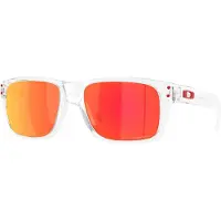 Oakley - Occhiali da sole - Holbrook XXS Clear/Prizm Ruby - Bianco