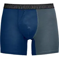 Ortovox 150 Essential Boxer Briefs Intimo lana merinos Uomo (XXL, blu)
