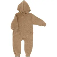 Engel Baby Overalls with Hood and Zip Tuta outdoor Bambini (110/116, beige)