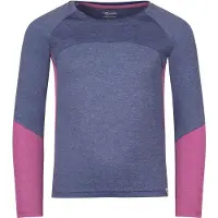 TROLLKIDS Girl's Seiland Longsleeve Maglia funzionale Bambini (164, blu)