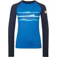 TROLLKIDS Kid's Haukland Shirt Lycra Bambini (104, blu)