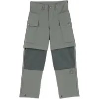 Finkid Kid's Orava Zip Pantaloni zip off Bambini (90/100, grigio)