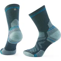 Smartwool Women's Hike Targeted Cushion Mid Crew Socks Calze da trekking Donna (42-45, blu/turchese)