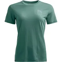 Ortovox Women's 150 Cool Mountain Mission T-Shirt Maglia merino Donna (XS, grigio)