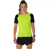 Dynafit Women's DNA Shirt Maglia da corsa Donna (XL, verde)