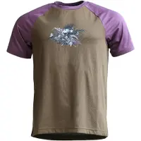 Zimtstern Riderz MTB Tee S/S Maglietta da ciclismo Uomo (S, marrone)