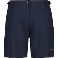 Campagnolo Women's Free Bike Bermuda w/ Inner Mesh Underwear Pantaloni da ciclismo Donna (44, blu)