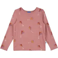 Finkid Kid's Juhannus Sun Maglia a manica lunga Bambini (120/130, fuchsia)