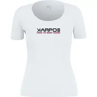Karpos Women's Loma Cotton T-Shirt T-shirt Donna (XL, bianco)
