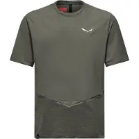 Salewa Pedroc Dry Wind T-Shirt Maglia funzionale Uomo (50, grigio/olivia)