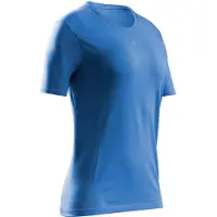 X-Bionic Women's Xceed Run Discover Shirt Maglia da corsa Donna (L, blu)