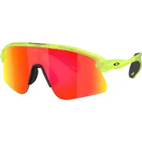 Oakley - Occhiali da sole - Stunt Devil S Matte Uranium/Prizm Ruby per Uomo - Giallo