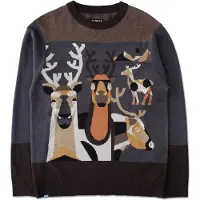 KAVU Highline Maglione Uomo (S, nero)