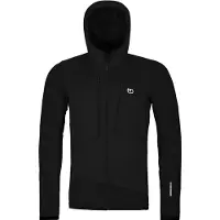 Ortovox Fleece Grid Hoody Giacca in pile Uomo (XXL, nero)