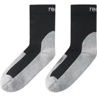 Reima Kid's Kuivuri Calze da trekking Bambini (26-29, nero/grigio)