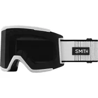 Smith - Maschera da sci - Squad XL White Fade Out Chromapop Sun Black in Silicone - Bianco