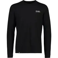 Mons Royale Cascade Merino Flex 200 L/S Intimo lana merinos Uomo (M, nero)