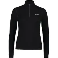 Mons Royale Women's Cascade Merino Flex 200 1/4 Zip Intimo lana merinos Donna (XS, nero)