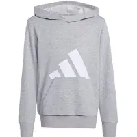 Adidas Felpa sportiva 'Essentials' grigio / bianco