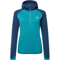 Mountain Equipment Women's Eclipse Hooded Jacket Giacca in pile Donna (34, turchese/blu)