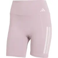 Adidas Women's Optime 3-Stripes Short Leggings Leggings Donna (S - Length: 5'', lilla/fuchsia)